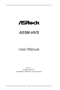 Per vedere il documento ASROCK A55M-HVS Manuale Utente