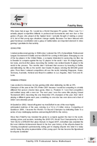 Per vedere il documento ASROCK Fatal1ty Manuale di Avvio Rapido